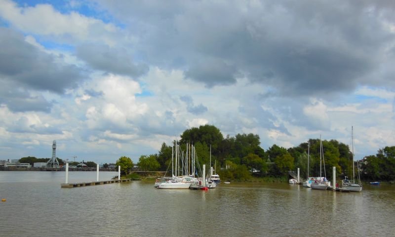 Port de plaisance et pointe de l'Ile de Nantes