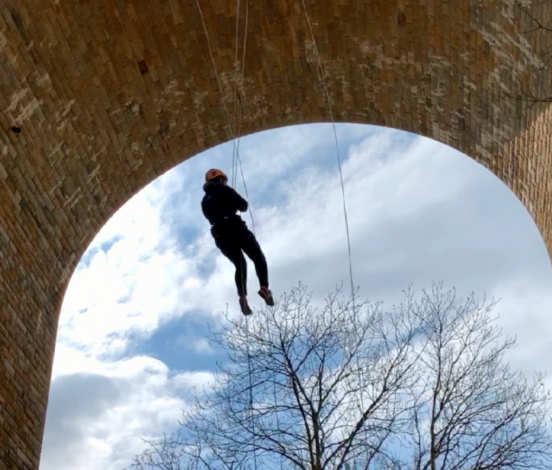 descente-rappel-clecy-viaduc