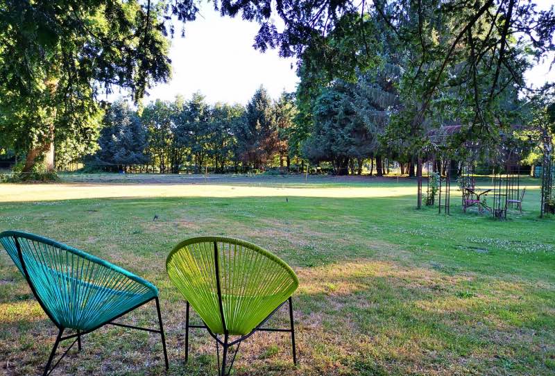 Détente dans le parc