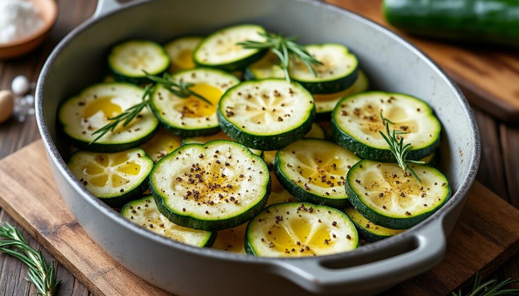 découvrez notre recette simple et savoureuse de courgettes au four en rondelles, parfaite pour un accompagnement léger et plein de goût.