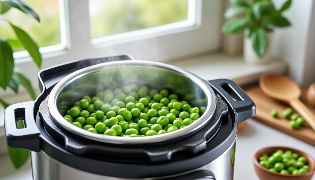 découvrez comment cuire facilement les petits pois frais au cookeo vapeur, avec le temps de cuisson idéal et des astuces simples pour un résultat parfait.