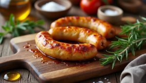 découvrez une recette facile et savoureuse de figatelli au four, prête en seulement 25 minutes pour régaler toute la famille.