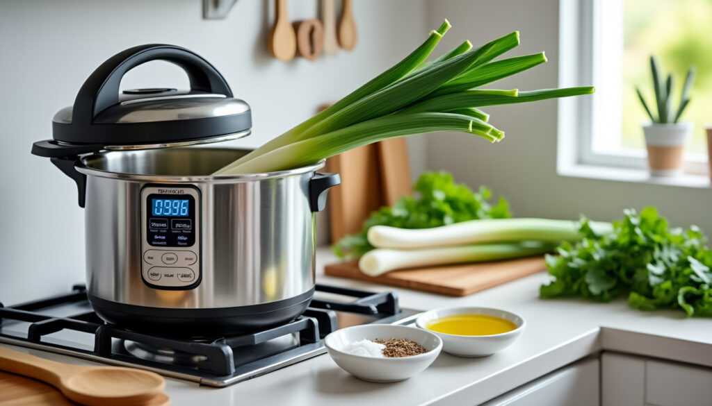 découvrez comment cuire les poireaux à la cocotte minute avec notre guide pratique : temps de cuisson précis et astuces pour une préparation savoureuse et réussie.
