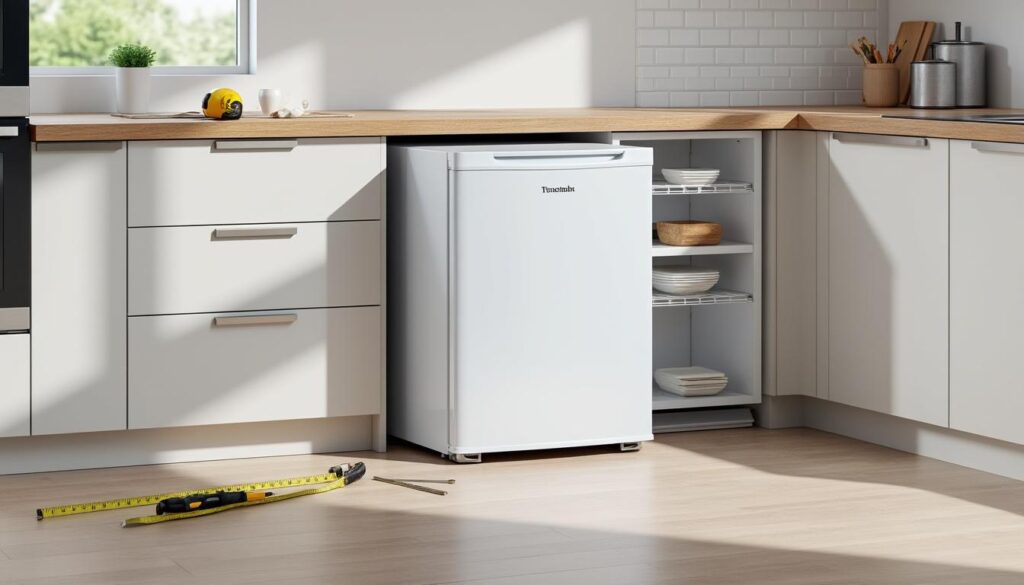 découvrez nos astuces pratiques pour installer facilement un frigo non encastrable dans votre meuble, alliant fonctionnalité et esthétique.