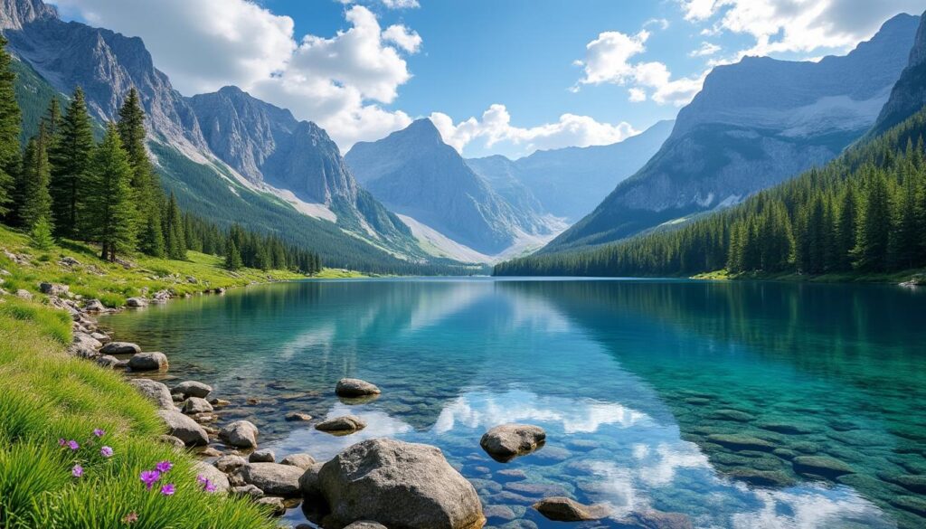 découvrez le lac des bouillouses dans les pyrénées, situé à la latitude 42.5715623 et longitude 1.9991648, un lieu idéal pour la randonnée, la pêche et la détente en pleine nature.
