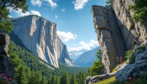 découvrez yosemite normand, un site naturel d'escalade incontournable avec ses magnifiques falaises. parfait pour les passionnés d'escalade et les amoureux de la nature en quête d'aventure.
