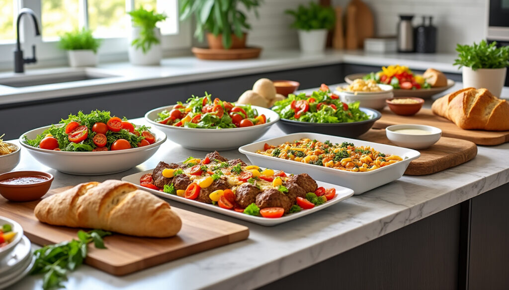 découvrez des recettes faciles pour préparer un repas pour 8 personnes la veille. gagnez du temps en cuisinant à l'avance des plats savoureux et pratiques pour vos invités.