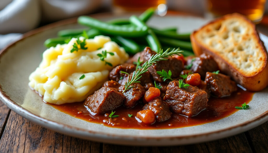 découvrez des idées simples et savoureuses pour accompagner votre boeuf bourguignon et sublimer ce plat traditionnel français.