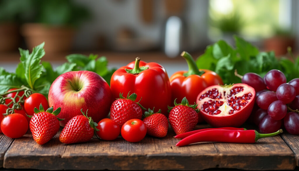 découvrez les bienfaits nutritionnels des aliments rouges et leurs sources naturelles pour une alimentation saine et équilibrée.