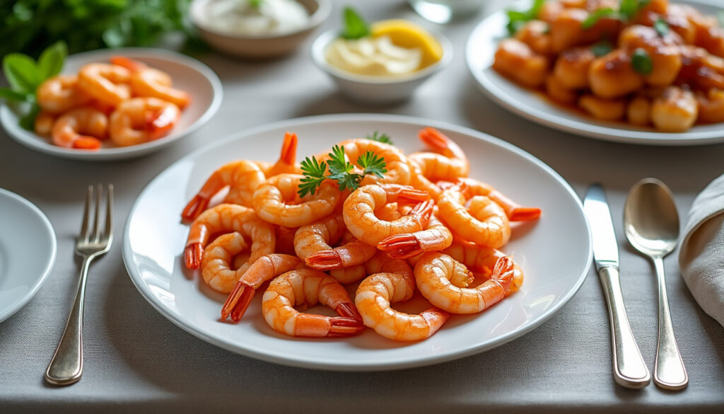 découvrez combien de personnes peuvent être servies avec 1 kg de crevettes, que ce soit en entrée ou en plat principal, pour mieux organiser vos repas.