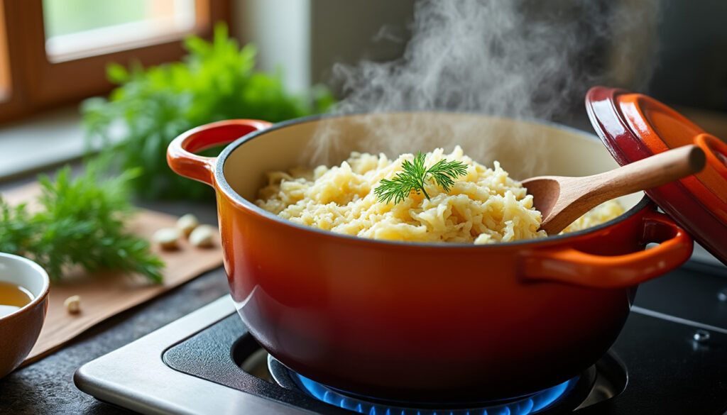 apprenez à réchauffer votre choucroute efficacement sans la dessécher grâce à nos astuces simples et pratiques pour conserver toute sa saveur et son moelleux.