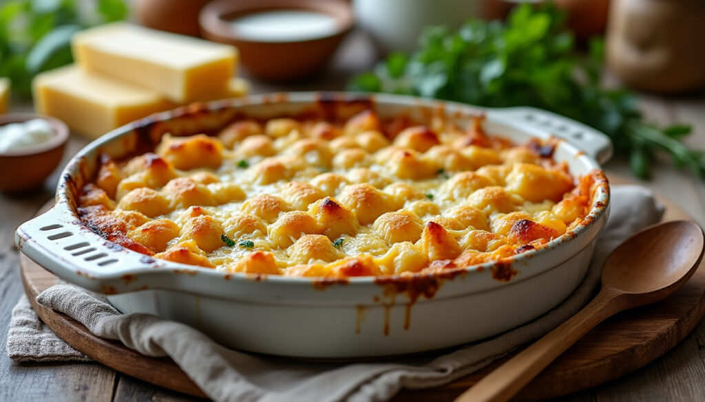 découvrez une recette gourmande de gratin de coquillettes facile et rapide à préparer, idéale pour un repas maison réconfortant en toute simplicité.