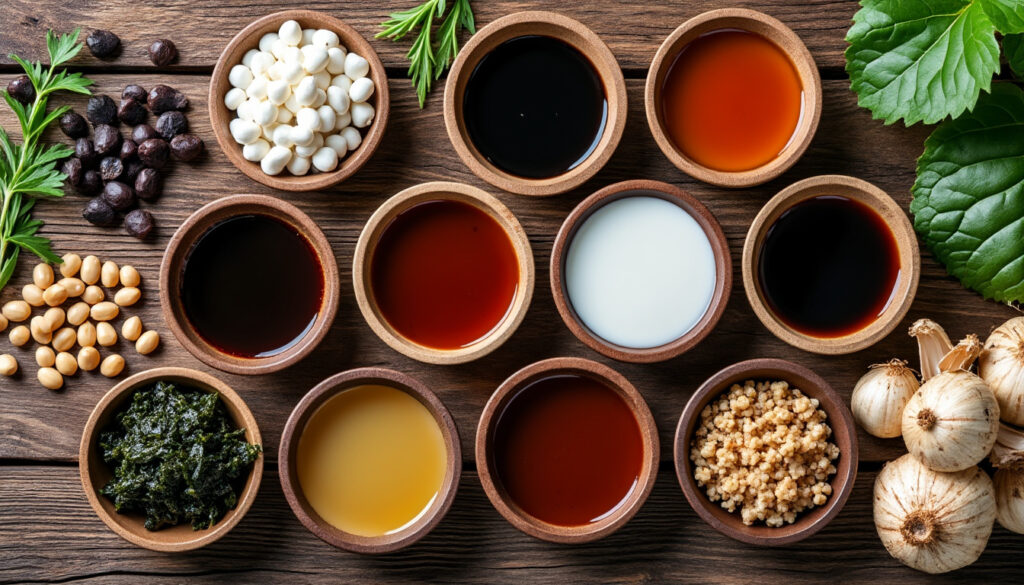 découvrez 10 alternatives savoureuses et naturelles pour remplacer la sauce soja dans vos recettes, parfaites pour varier les saveurs ou s'adapter aux régimes sans soja.