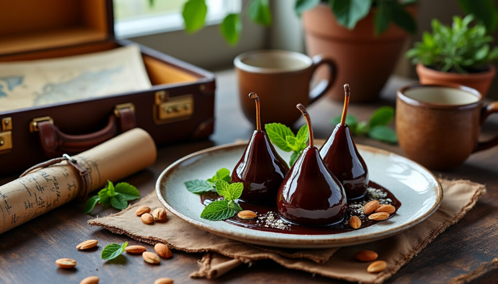 découvrez nos recettes originales à base de poire et chocolat, explorez des idées de voyages gourmands et trouvez l'inspiration pour créer chez vous des desserts uniques et savoureux.