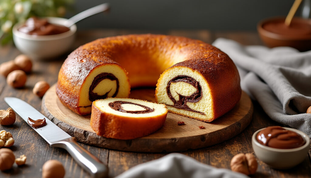 découvrez la recette facile et gourmande du roulé au nutella de cyril lignac, un dessert moelleux et délicieux à partager en famille ou entre amis.