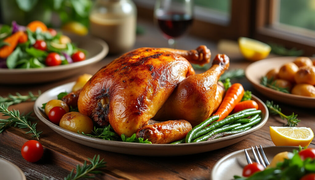 découvrez des idées faciles et savoureuses pour accompagner votre poulet rôti : légumes, pommes de terre et recettes gourmandes pour régaler toute la table.