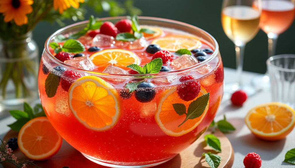 découvrez une recette de punch sans alcool facile et rafraîchissante, idéale pour régaler petits et grands lors de toutes vos fêtes.